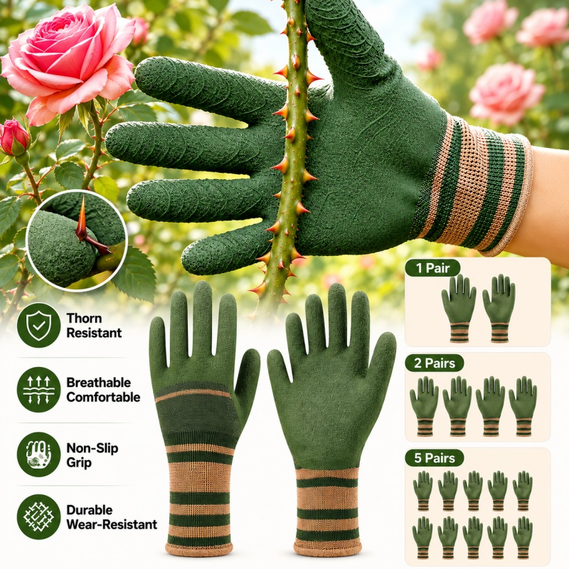 Cut Resistant Glove - Çok Amaçlı Bahçe Eldivenleri Diken Önleyici