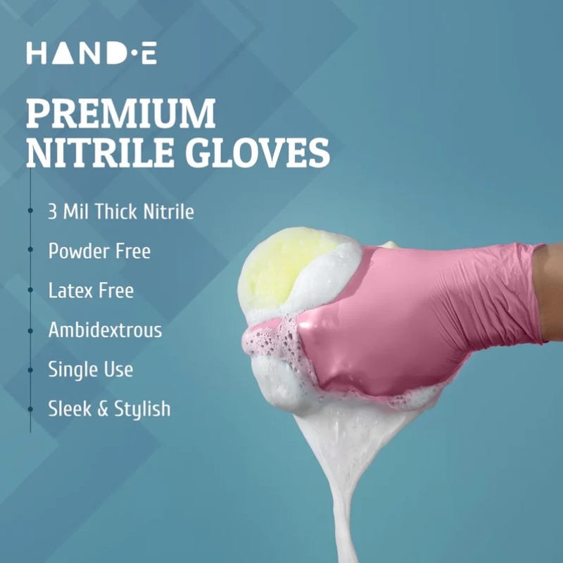 100-200 adet pembe nitril tek  - Rubber Glove Cleaning incelemesi ve fiyatı